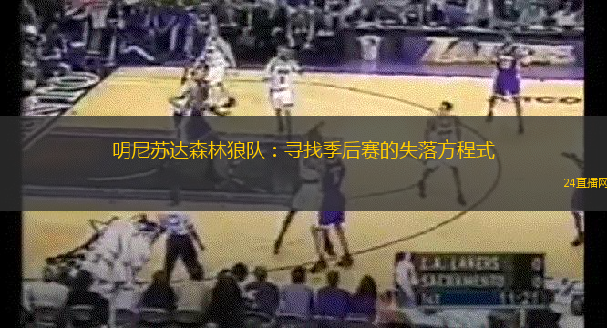 明尼苏达森林狼队：寻找季后赛的失落方程式